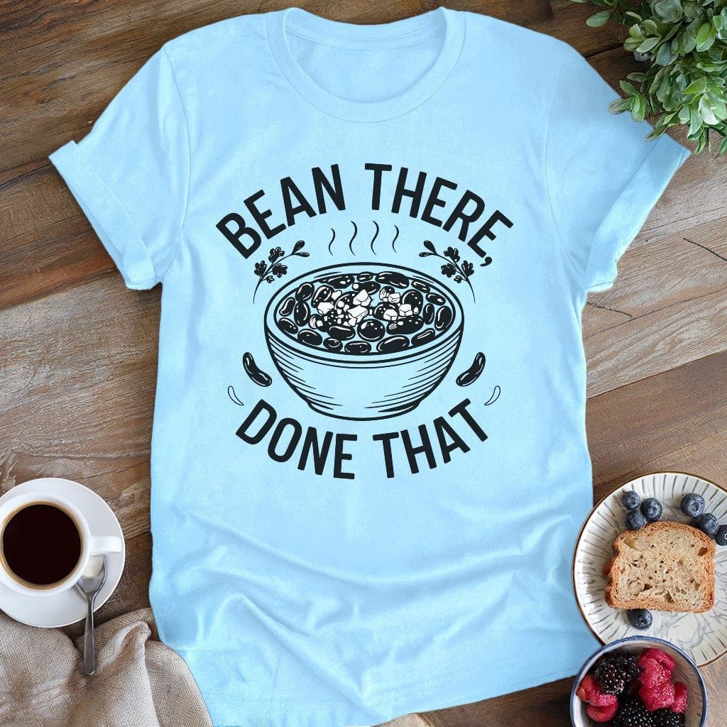 wearyourapron Bean There T-Shirt T-Shirt Light Blue / S
