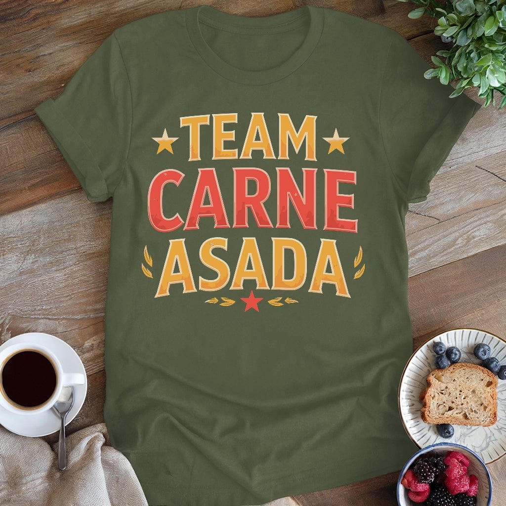wearyourapron Carne Asada T-Shirt T-Shirt Military Green / S