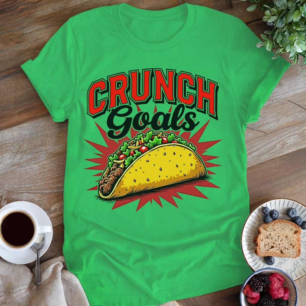 wearyourapron Crunch Goals T-Shirt T-Shirt Irish Green / S