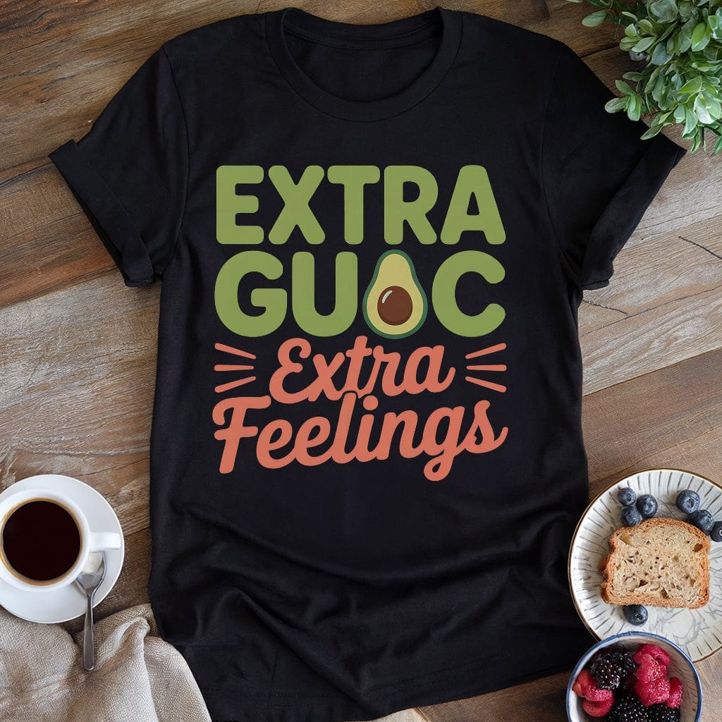 wearyourapron Extra Guac T-Shirt T-Shirt Black / S