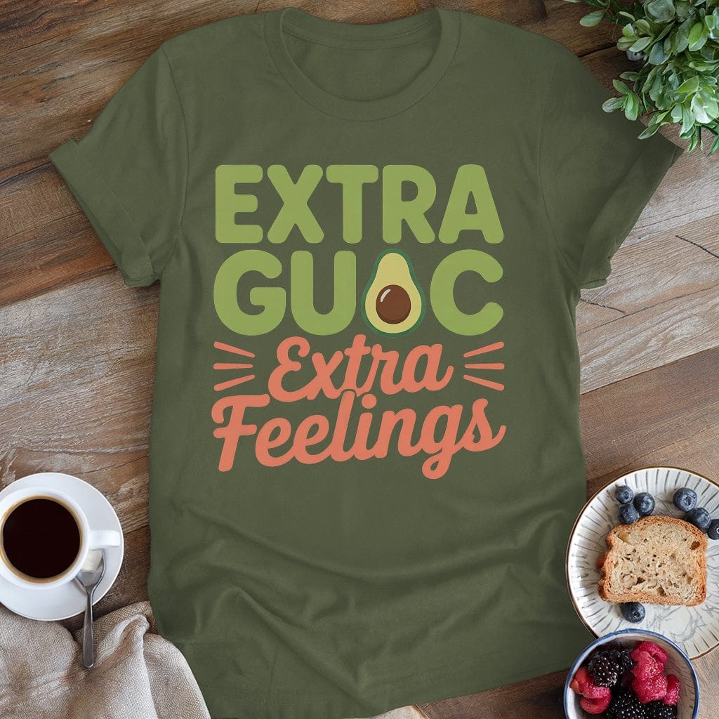 wearyourapron Extra Guac T-Shirt T-Shirt Military Green / S