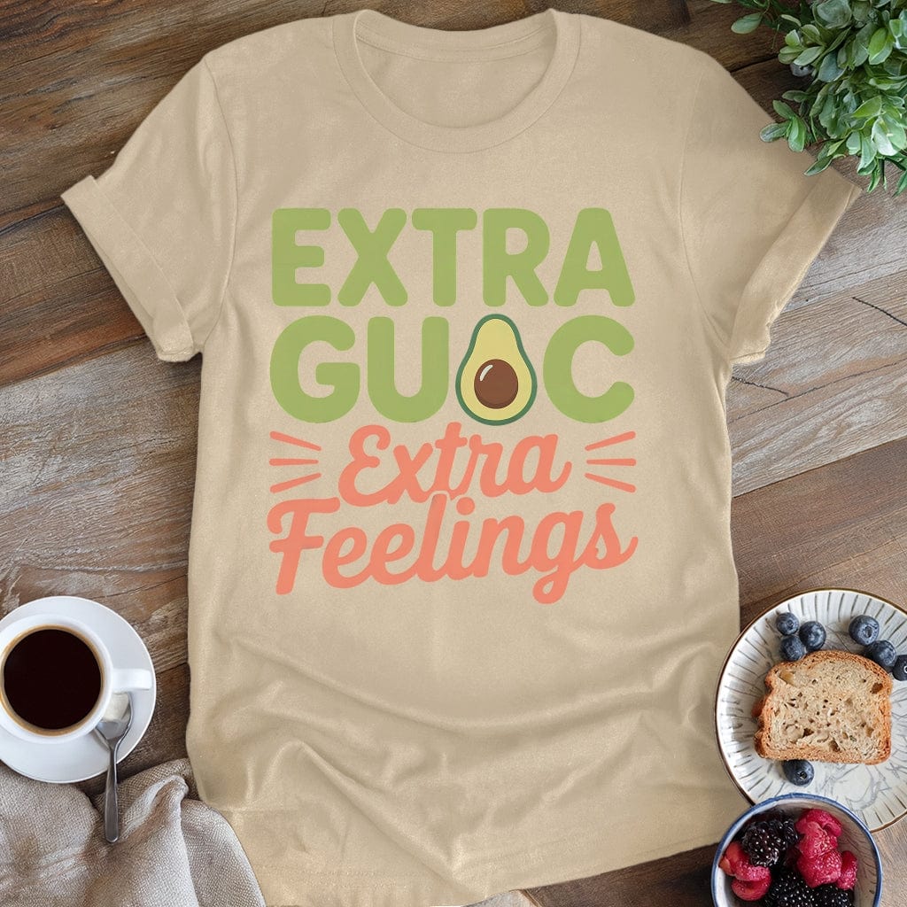 wearyourapron Extra Guac T-Shirt T-Shirt Natural / S