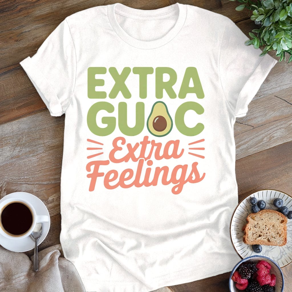 wearyourapron Extra Guac T-Shirt T-Shirt White / S