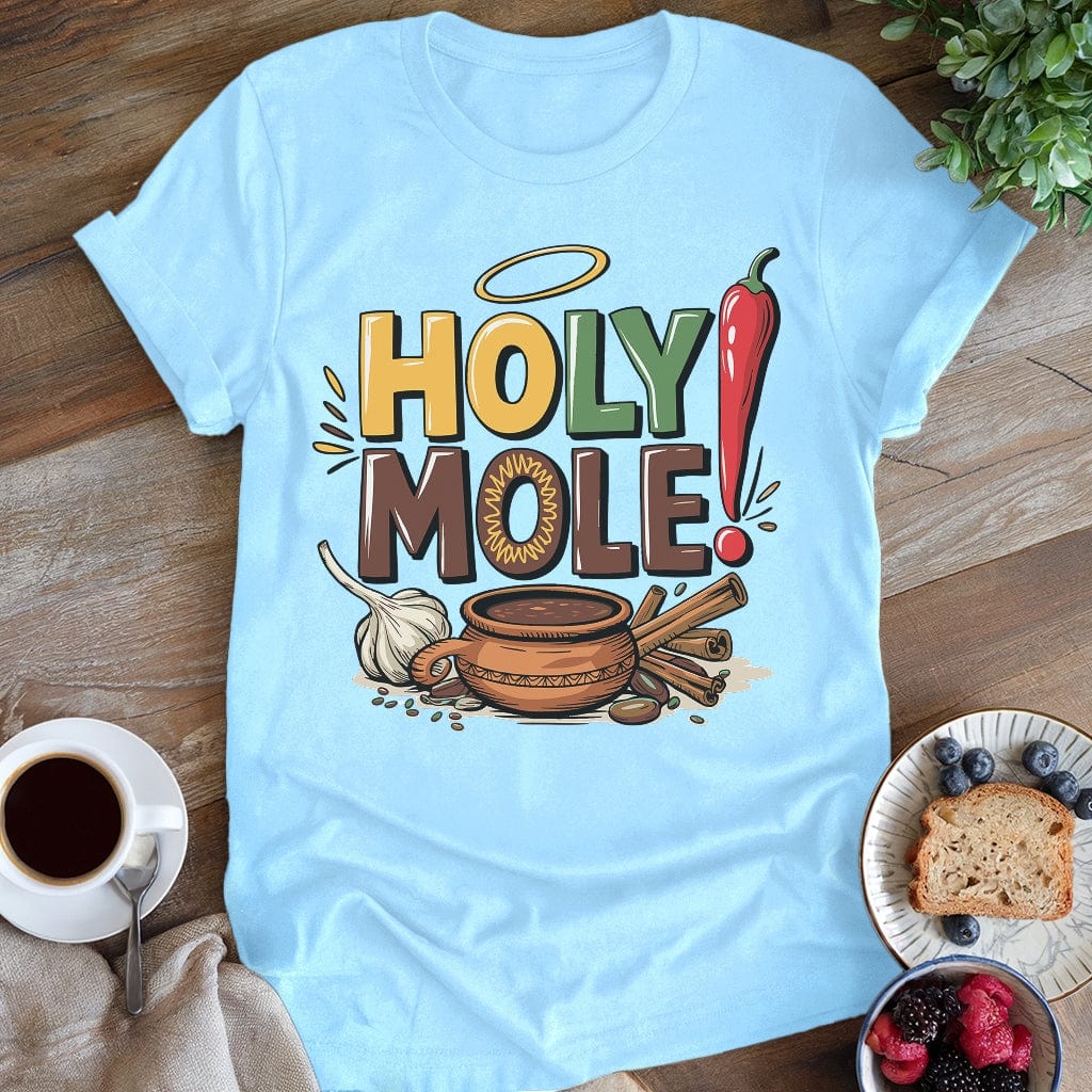 wearyourapron Holy Mole T-Shirt T-Shirt Light Blue / S