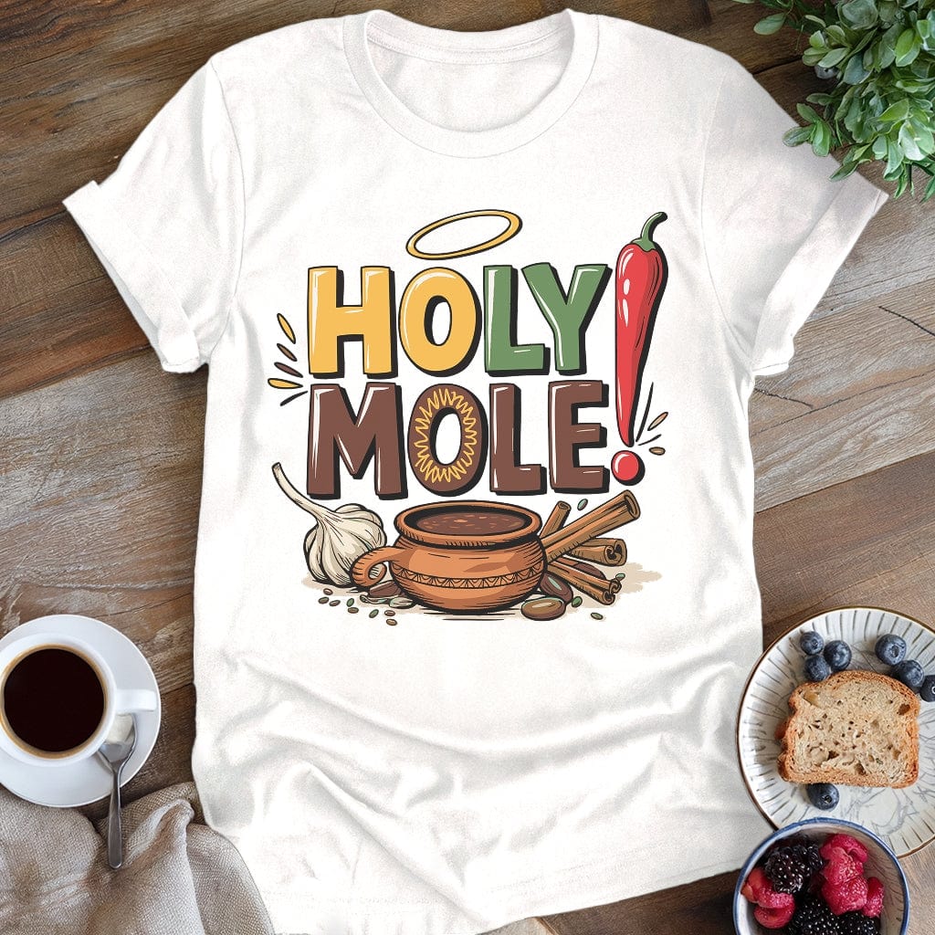 wearyourapron Holy Mole T-Shirt T-Shirt White / S