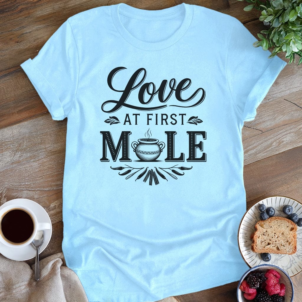 wearyourapron Love At T-Shirt T-Shirt Light Blue / S