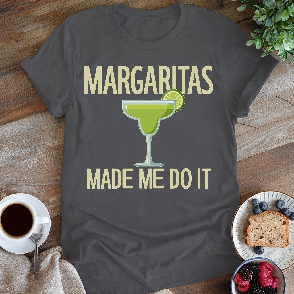 wearyourapron Margaritas T-Shirt T-Shirt Charcoal / S