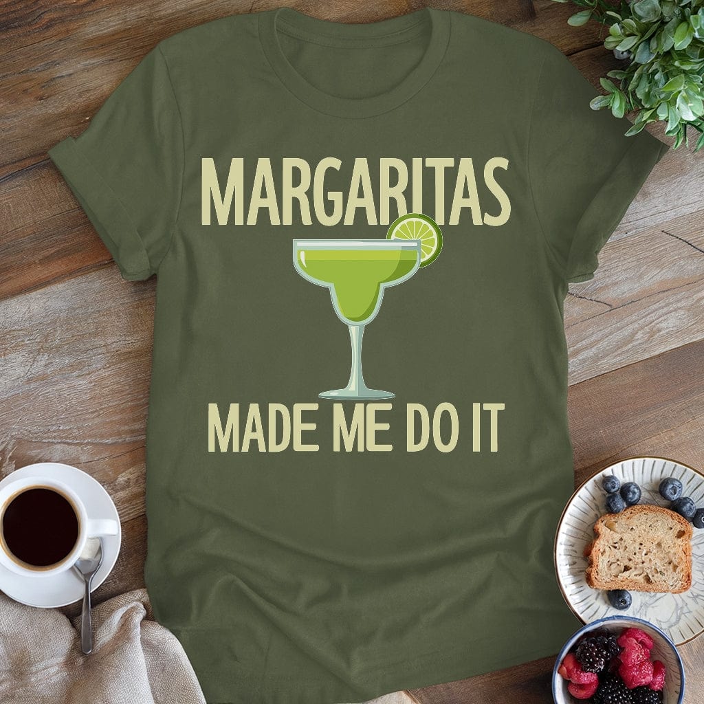wearyourapron Margaritas T-Shirt T-Shirt Military Green / S