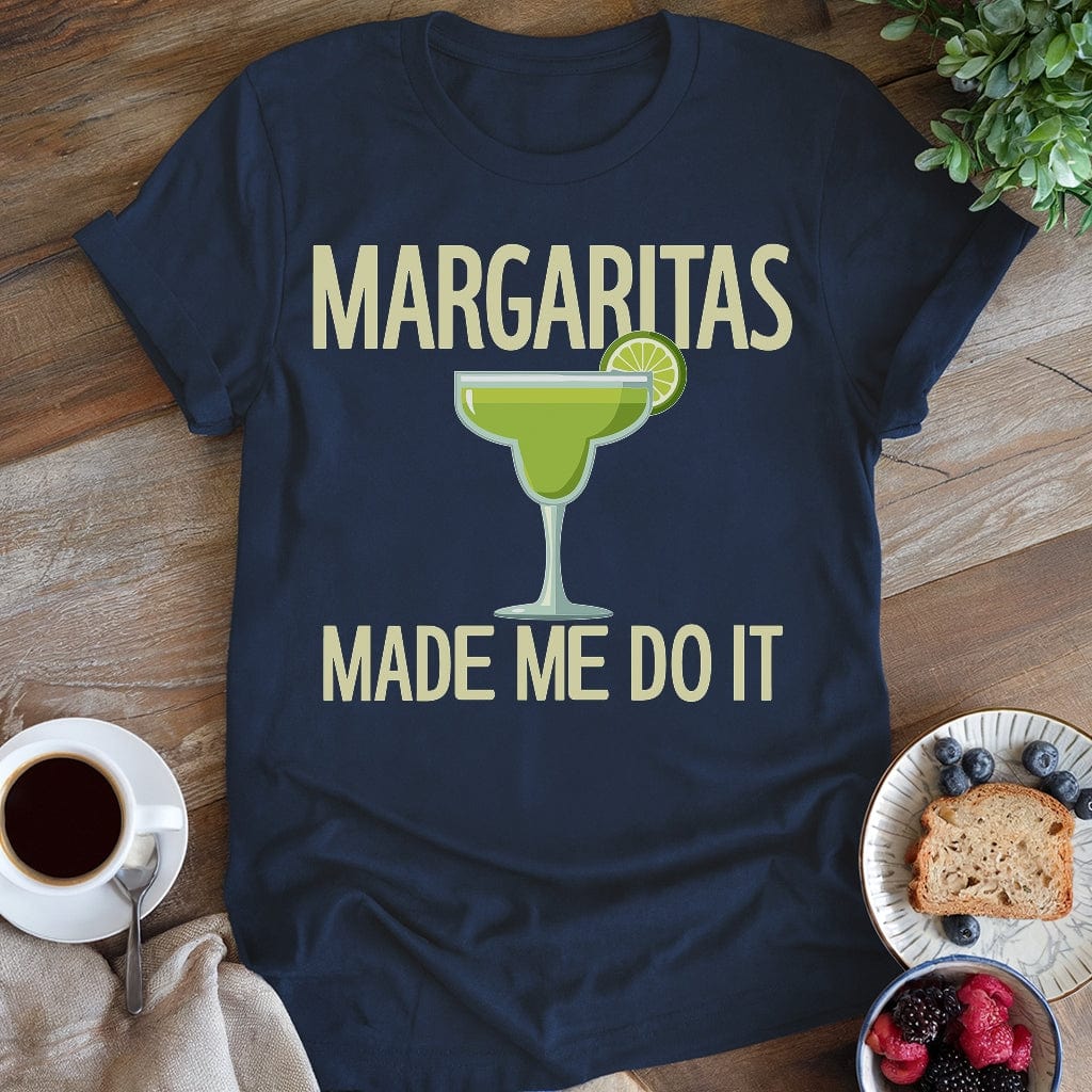 wearyourapron Margaritas T-Shirt T-Shirt Navy / S