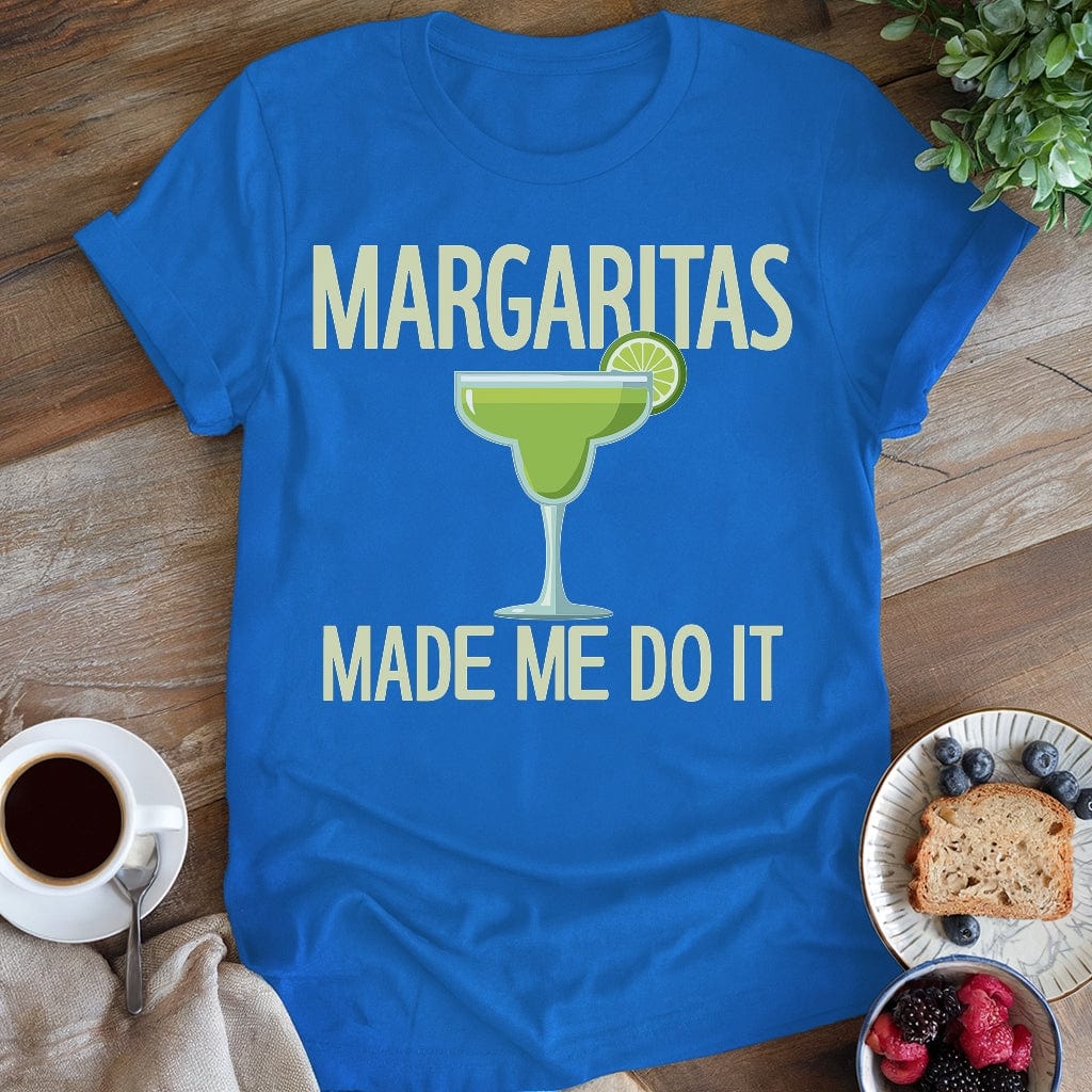 wearyourapron Margaritas T-Shirt T-Shirt Royal / S