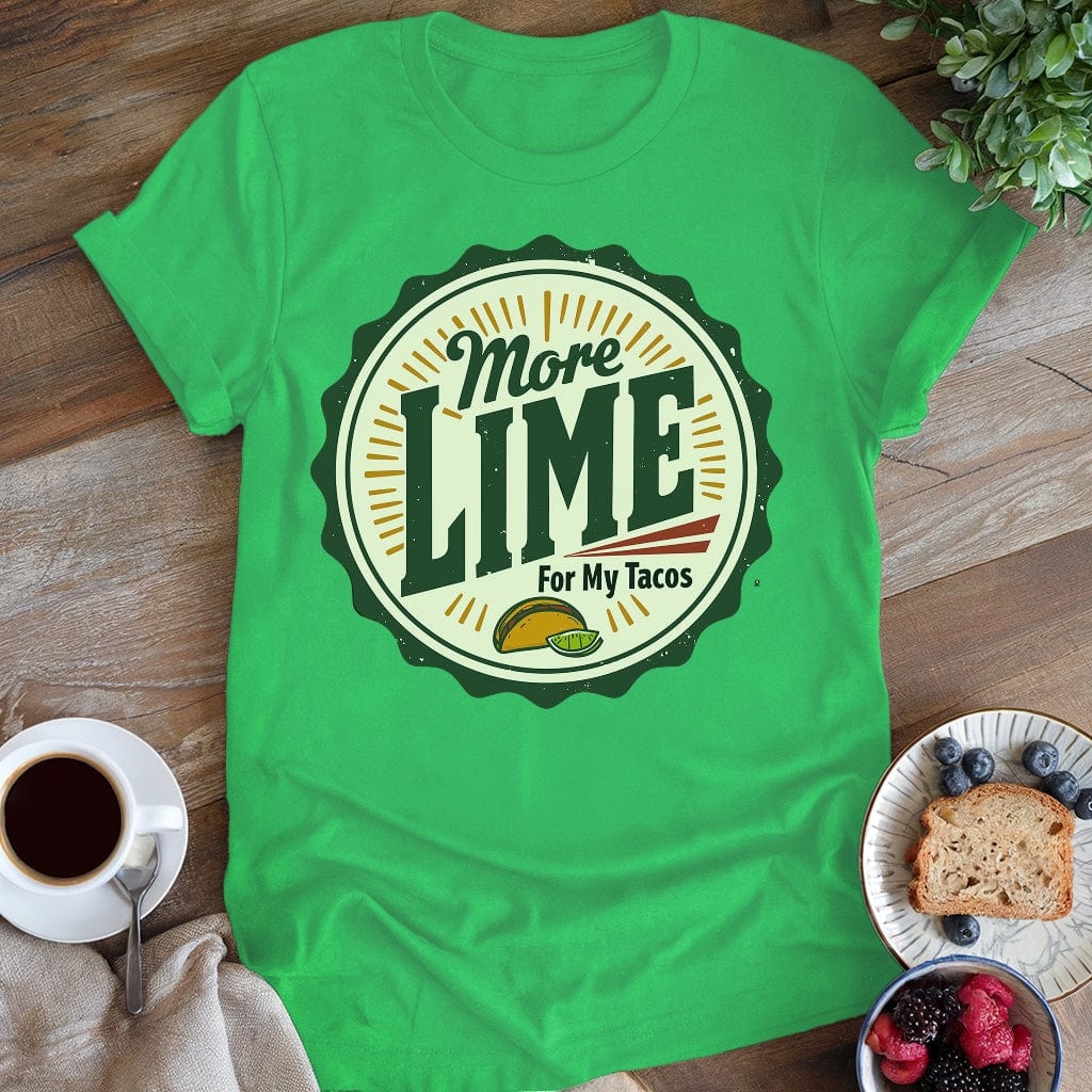 wearyourapron More Lime T-Shirt T-Shirt Irish Green / S