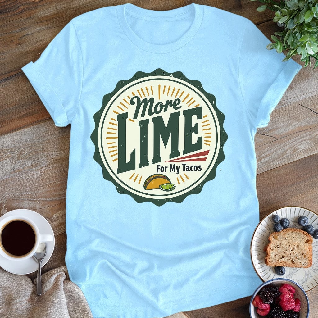 wearyourapron More Lime T-Shirt T-Shirt Light Blue / S