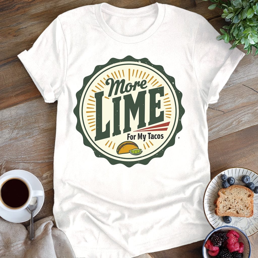 wearyourapron More Lime T-Shirt T-Shirt White / S