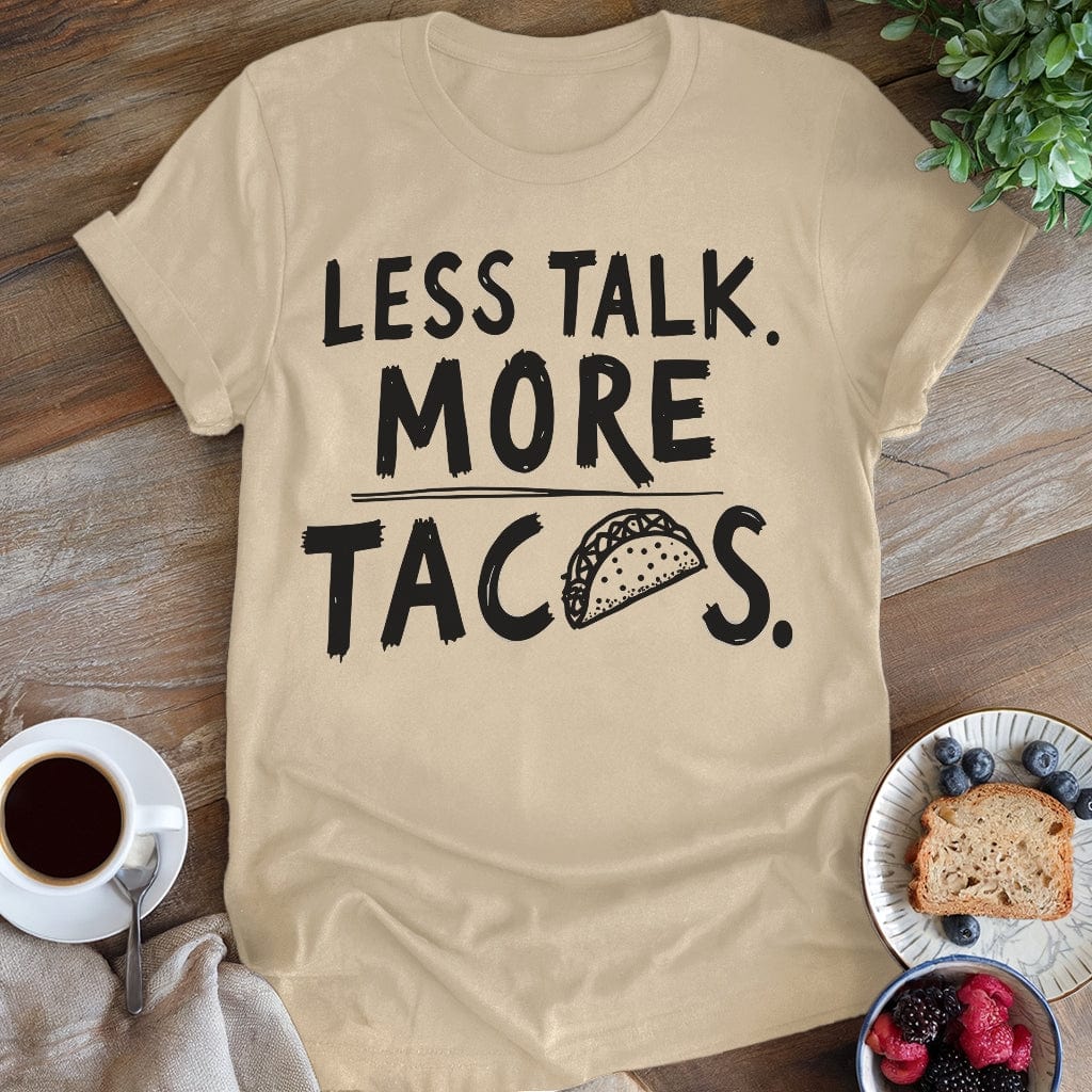 wearyourapron More Tacos T-Shirt T-Shirt Natural / S