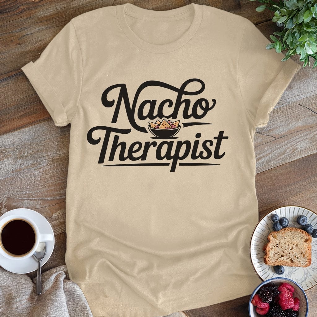 wearyourapron Nacho Therapist T-Shirt T-Shirt Natural / S