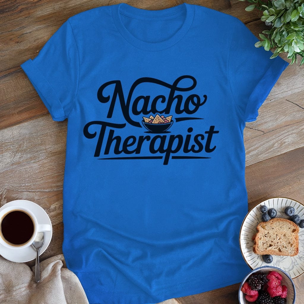 wearyourapron Nacho Therapist T-Shirt T-Shirt Royal / S