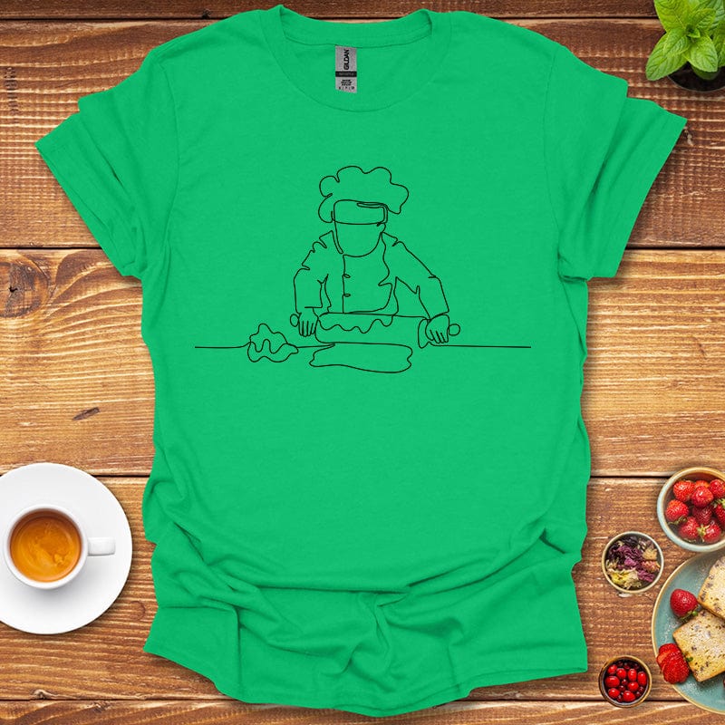 wearyourapron Pastry Chef T-Shirt T-Shirt Irish Green / S