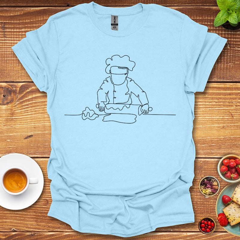 wearyourapron Pastry Chef T-Shirt T-Shirt Light Blue / S