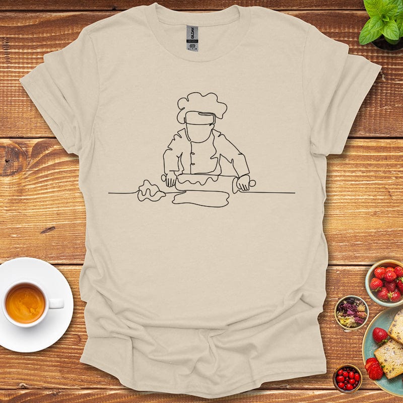 wearyourapron Pastry Chef T-Shirt T-Shirt Natural / S