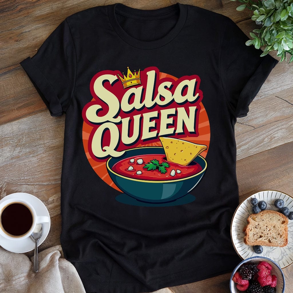 wearyourapron Salsa Queen T-Shirt T-Shirt Black / S