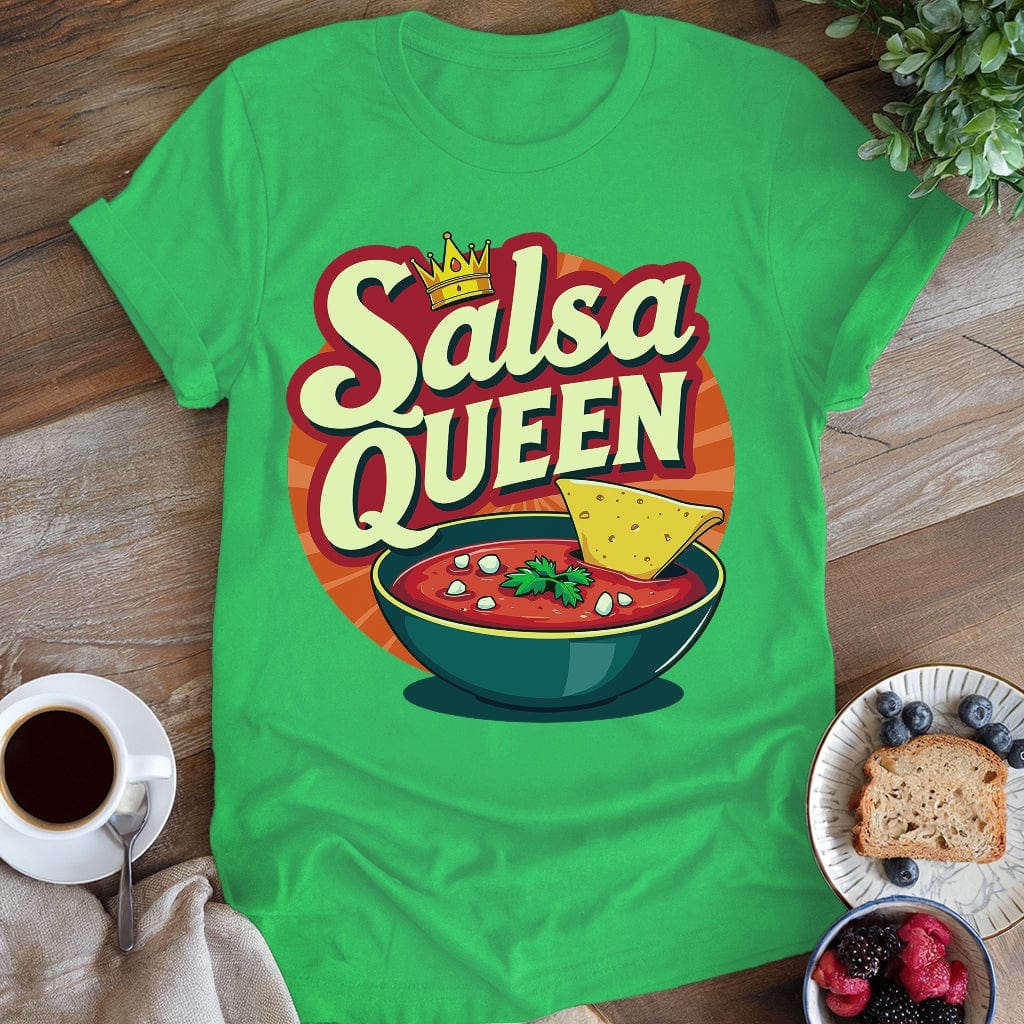 wearyourapron Salsa Queen T-Shirt T-Shirt Irish Green / S