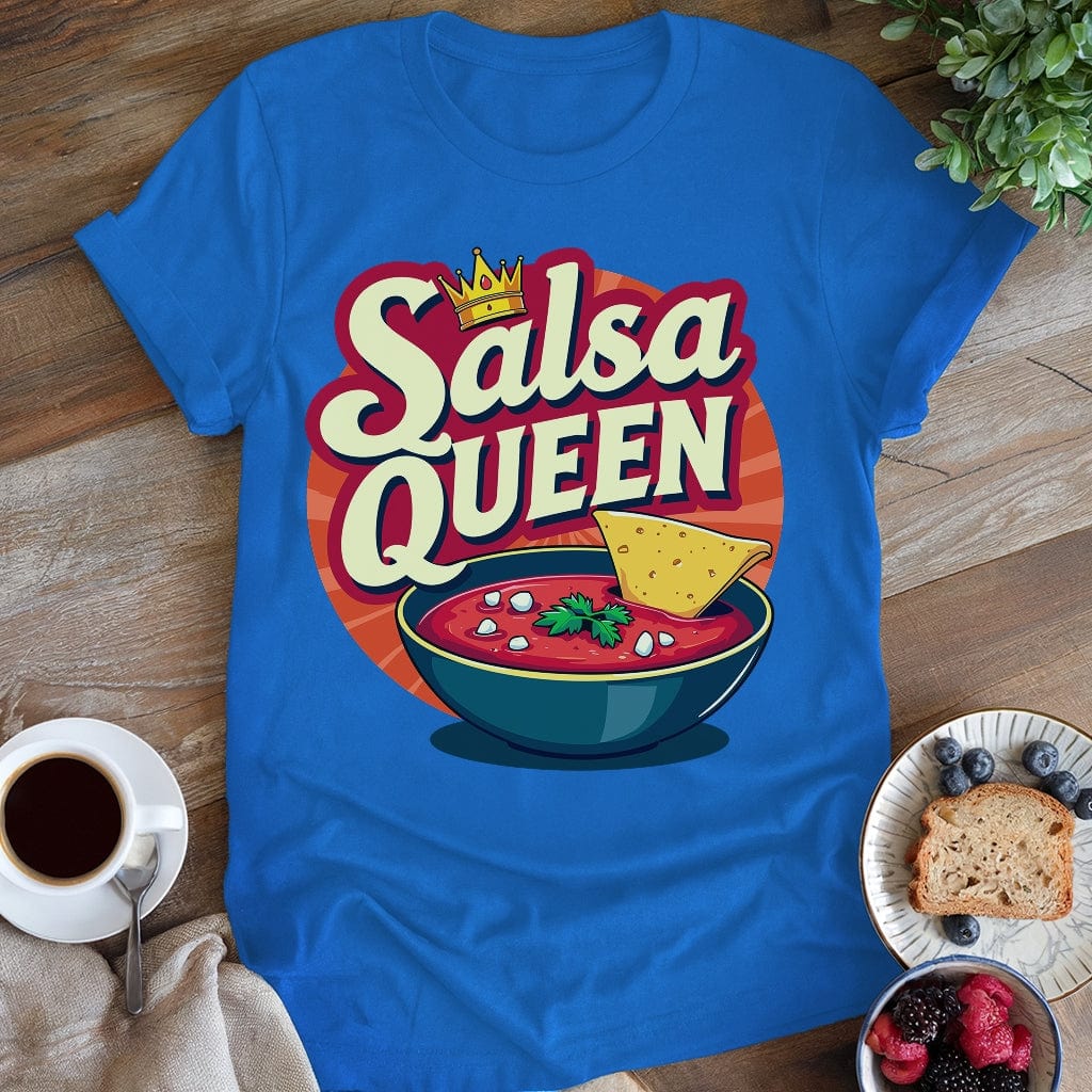 wearyourapron Salsa Queen T-Shirt T-Shirt Royal / S