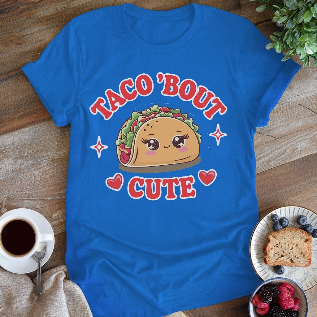 wearyourapron Taco Bout Cute T-Shirt T-Shirt Royal / S