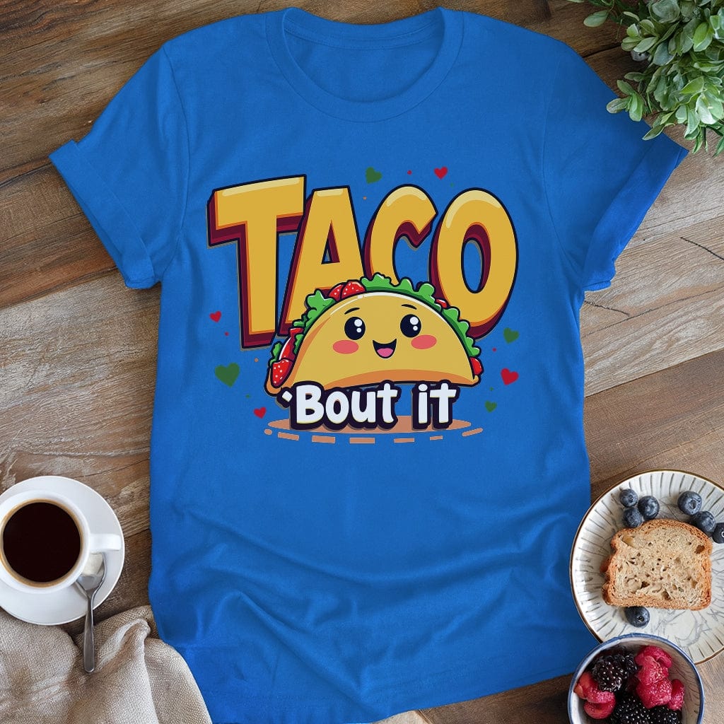 wearyourapron Taco Bout It T-Shirt T-Shirt Royal / S