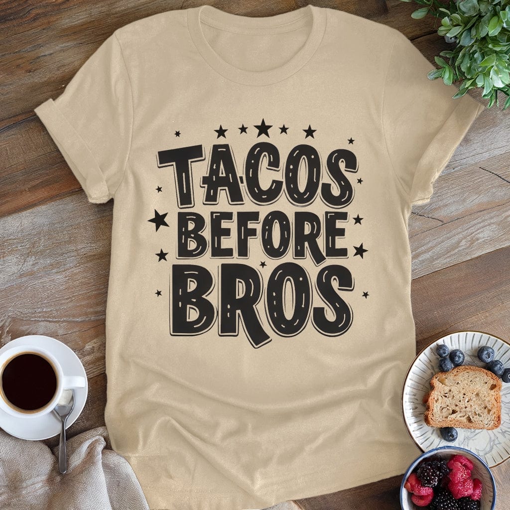 wearyourapron Tacos Bros T-Shirt T-Shirt Natural / S