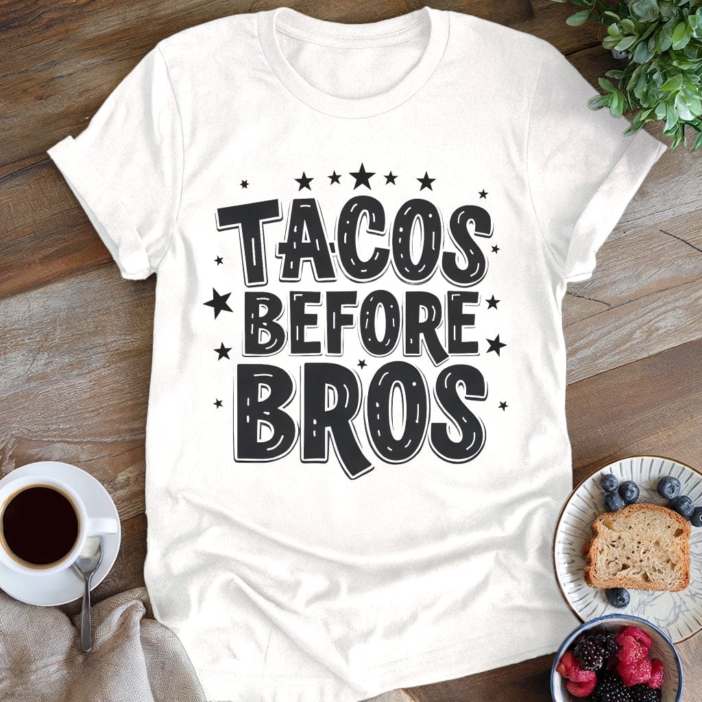 wearyourapron Tacos Bros T-Shirt T-Shirt White / S