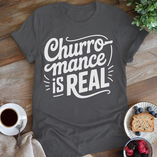 wearyourapron Churro-mance T-Shirt T-Shirt Charcoal / S