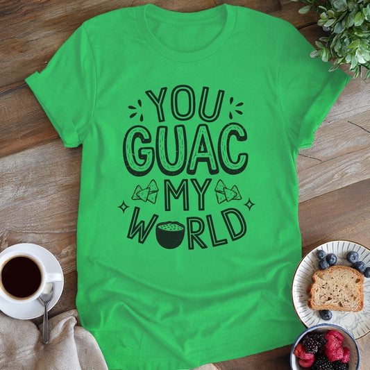 wearyourapron Guac My World T-Shirt T-Shirt Irish Green / S