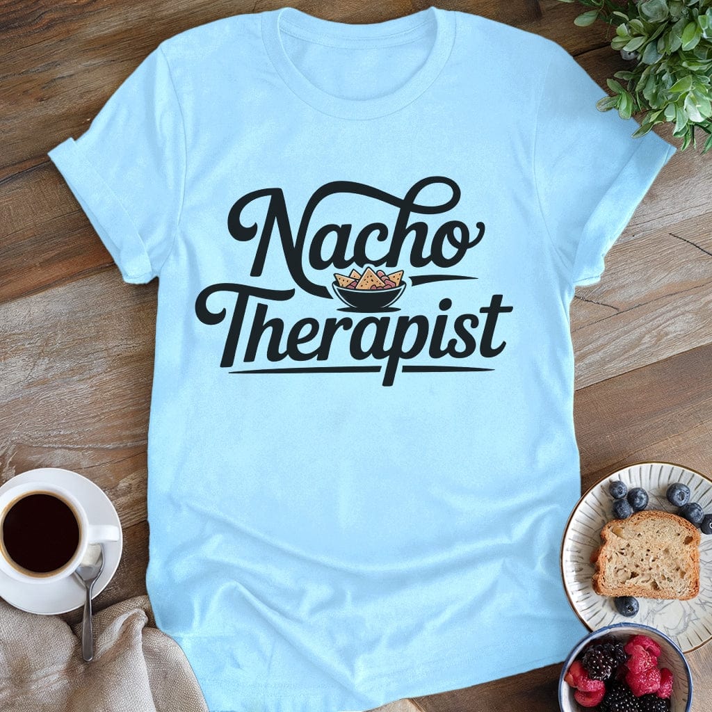 wearyourapron Nacho Therapist T-Shirt T-Shirt Light Blue / S