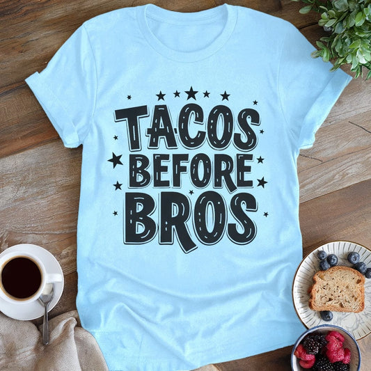 wearyourapron Tacos Bros T-Shirt T-Shirt Light Blue / S